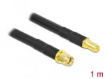 Delock antenna kábel RP-SMA-dugó - RP-SMA-hüvely LMR/CFD300 1m (90462) (90462) - aqua