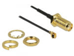 Delock antenna kábel SMA jack válaszfal > MHF/U. FL-LP-068 70 mm (89433) (89433)
