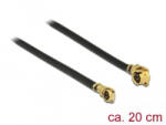Delock antenna kábel MHF / U. FL-LP-068 apa > MHF IV/ HSC MXHP32 20cm (89648) (89648) - aqua