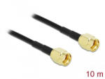 Delock antenna kábel RP-SMA-dugó - RP-SMA-dugó LMR/CFD100 10m (90475) (90475) - aqua