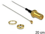Delock antenna kábel RP-SMA jack > MHF II/U. FL-LP(V)-040 20cm (88810) (88810)