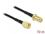 Delock antenna kábel RP-SMA-dugó - RP-SMA-hüvely LMR/CFD100 10m (90465) (90465)