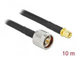Delock antenna kábel N apa SMA apa LMR/CFD300 10m (90449) (90449) - aqua
