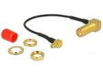 Delock SMA 90 anya > MMCX 90 antenna kábel 10cm (89626) (89626) - aqua