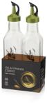 LUXPLASTIC IRIS C-00253 Olaj és ecet kiöntő szett 2 darabos, 2*250ml, fekete vagy zöld színű (C-00253) - bestbyte