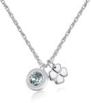 S'Agapõ S`Agapõ Acél nyaklánc kristályos és quatrefoil Light SKT02