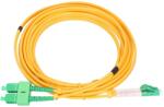 Extralink PATCHCORD SC/APC-LC/APC SM 9/125 DUPLEX 3.0MM 5M - 5 m cablu InfiniBand/fibră optică FTTH Galben (EX.1452)