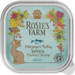 Rosie's Farm 32x100g Rosie's Farm Adult nedves macskatáp- Lazac, csirke & garnéla