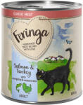 Feringa 12x800g Feringa Classic Meat Lazac, pulyka, cukkini & vízitorma nedves macskatáp