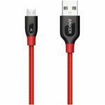 Anker PowerLine+ prémium kábel, microUSB, 1m, Piros (A8142G91)