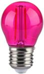 V-TAC LED Izzó FILAMENT G45 E27/2W/230V rózsaszín 217410 (VT1935)