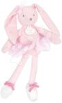 Doudou Păpușă de pluș iepuraș Bunny My Doudou Ballerine Doudou et Compagnie roz 30 cm în ambalaj cadou de la 0 luni (DC3972)