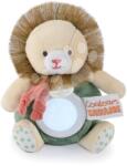 Doudou Leu de pluș cu lumină de noapte Nightlight Couleurs Savane Doudou et Compagnie verde 15 cm de la 0 luni (DC4070)