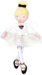 Doudou Păpușa Anaïs My Little Ballerina Jolijou 35 cm în rochiță albă din material textil de la 4 ani (JJ6035) Papusa