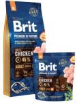 Brit Brit Premium by Nature Adult M Храна за кучета, суха, за възрастни, с ябълка, пилешко и царевица, 15 kg