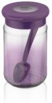 LUXPLASTIC IRIS C-00510 Rainbow lila üveg tároló kanállal 380ml (C-00510) - officedepot
