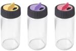 SOLMAZER IRIS üveg fűszerszóró tárcsás tetővel 244ml, rózsaszín, lila vagy narancs színű 131077-580 (131077-580) - officedepot