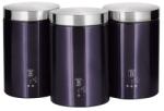 Berlinger Haus BH/6827 Purple Eclipse Collection 3 részes tároló szett (BH/6827) - officedepot