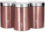 Berlinger Haus BH/6270 Metallic Line Rose Collection 3 részes tároló szett (BH/6270) - officedepot