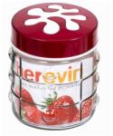 SOLMAZER IRIS üveg fűszertartó négyzetes mintával 1.000ml, piros, lila vagy zöld színű 135901-000 (135901-000) - officedepot