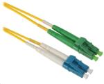 XtendLan duplex patch kábel SM 9/125, OS2, LC(UPC)-LC(APC), LS0H, 2m (FOP-LCLCA-D-2-9)