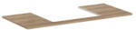 Hansgrohe Xelu Q Laminált pultlap 1180/550 középen fúrva a Xelu Q 600/480 mosdókagylóhoz, tölgy 54111230 (54111230)