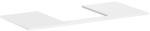 Hansgrohe Xelu Q Laminált pultlap 1180/550 középen fúrva a Xelu Q 500/480 mosdókagylóhoz, magasfényű fehér 54096050 (54096050)