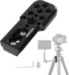 NEEWER Rig-Átalakító Adapter Plate -1/4"-5/8"-ARRI-NATO Rail Adapter Gyorskioldó Tartó -SmallRig Tilta Arri studiohoz (UA049) (10103346)