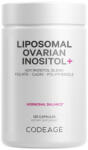 Codeage Liposomal Ovarian Inositol+, Myo-Inozitol Ovarian cu Coenzima Q10, 120 capsule, GNC