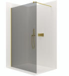 Cerano - Zuhany paraván Walk-in Onyx L/R - kerek támaszték - aranycsiszolt, grafitüveg - 80x200 cm, CER-CER-8050BD206 (CER-CER-8050BD206)