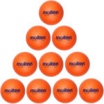 Molten Set 10 mingi handbal Molten H0C600, din spuma soft, marime 0 (10xH0C600)