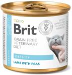 Brit gf veterinary diets cat obesity konzerv 200 g 1121