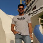Iron Aesthetics Férfi sportpóló Iron Aesthetics Break, szürke: XL Szürke