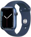 Apple Watch Szilikon Szíj - Sötétkék, 42/44/45/49 mm, M/L