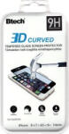 Btech iPhone 6+/6S+/7+/8+ 3D ívelt üvegfólia fekete