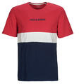 JACK & JONES Rövid ujjú pólók JJEREID BLOCKING TEE SS Sokszínű EU L - spartoo - 5 354 Ft