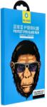 Blueo Mr. Monkey 5D üvegfólia 9H extra védelemmel iPhone 12 Pro Max fekete kerettel ( Strong HD )
