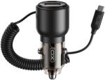 XO CC59 65W autós töltő 1x USB 1x USB-C kábel USB-C - USB-C kábel