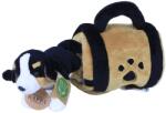 Rappa Jucărie de pluș Rappa Eco Friends - Câine de munte bernese în geantă de călătorie, 20 cm (211759)