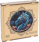 Milliwood Puzzle din lemn Milliwood de la 206 piese - Mandala, Ghicitoare (mărimea M) (M-Mystery-5071) Puzzle