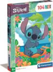Clementoni Puzzle pentru copii Clementoni din 104 piese - Stitch (25755) Puzzle