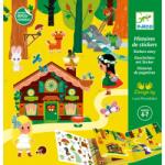 DJECO Planse cu abtibilduri repozitionabile - Padurea fermecata (DJ08956)