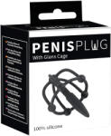 Penisplug You2Toys - Plug penian - cuşcă din silicon pentru gland cu dilatator (negru)