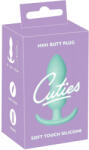 Cuties - dop anal mini - silicon - mentă 2, 3cm