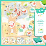 DJECO Joc creativ cu stampile - Animale din padure (DJ09953)