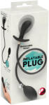 You2Toys - dop anal extensibil, pompatibil (negru)