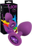 Colorful Joy You2Toys - Colorful JOY - dop anal din silicon - mărime medie (mov)