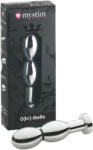 mystim O(h! )-thello - plug anal electric cu bile - metal argintiu
