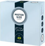MISTER SIZE - prezervativ subțire - 49mm - set 36 bucăți