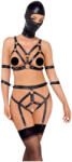 Bad Kitty - set hamuriu cu mască - negru